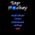 Tap Hockey - Main  Menu Screen